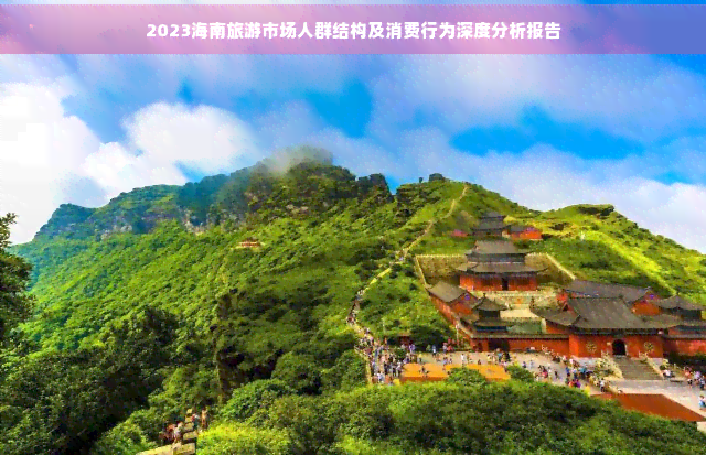 2023海南旅游市场人群结构及消费行为深度分析报告(图1)