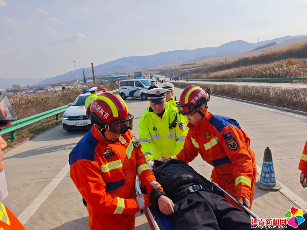 以练筑防护航平安！延吉交警开展道路交通事故应急演练(图3)