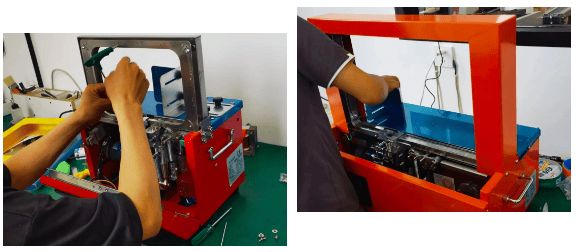 西安捆扎机厂家蔬菜打包机超市专用无胶打捆机(图6)